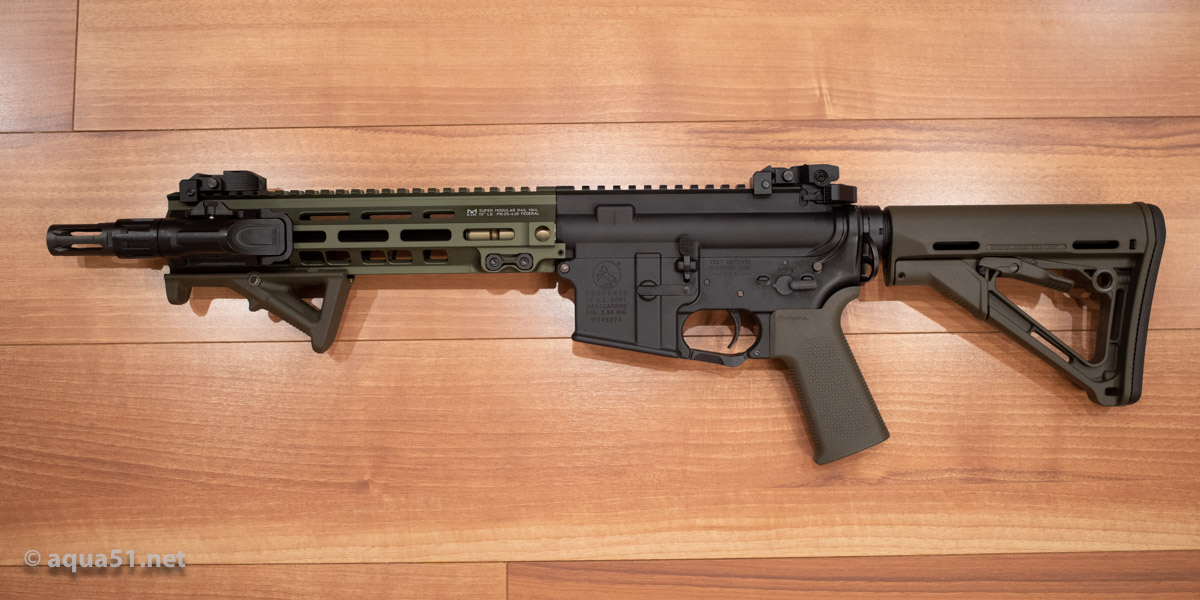 FBI HRT OD ライフル製作記-4(東京マルイ GBB) | aqua5150 gear review