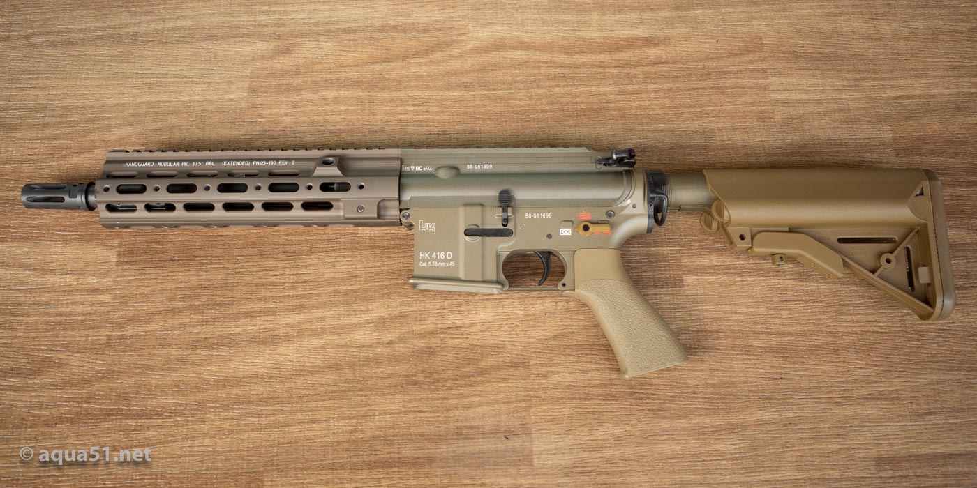 東京マルイ HK416 デルタカスタムハンドガード交換 | aqua5150 gear review